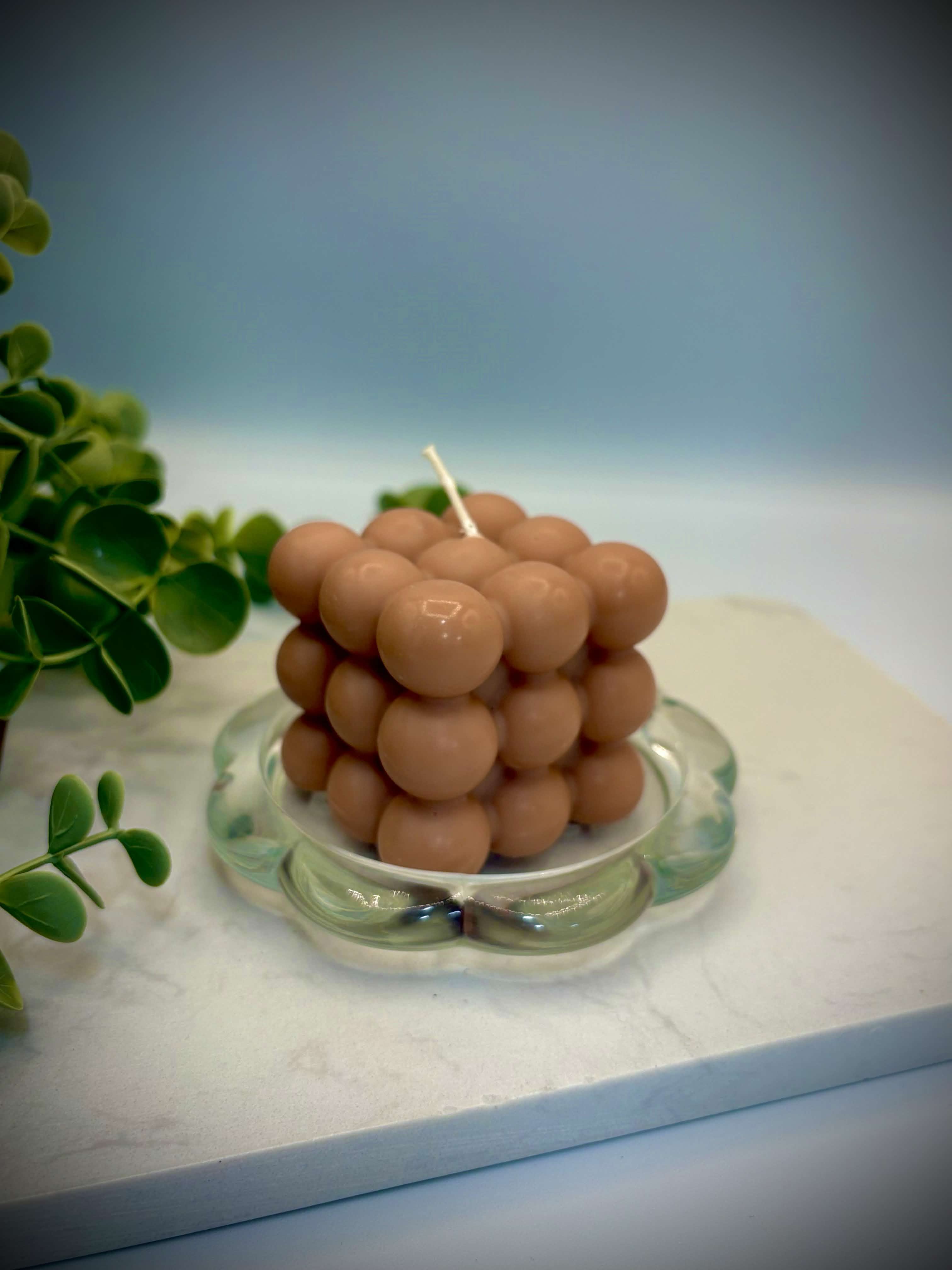 Plate + 1 Large Candle